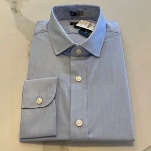 J. Crew slim performance dress shirt size Medium in classic blue eoe